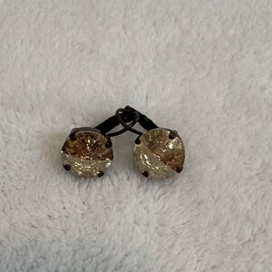 Iridescent Gold Earrings